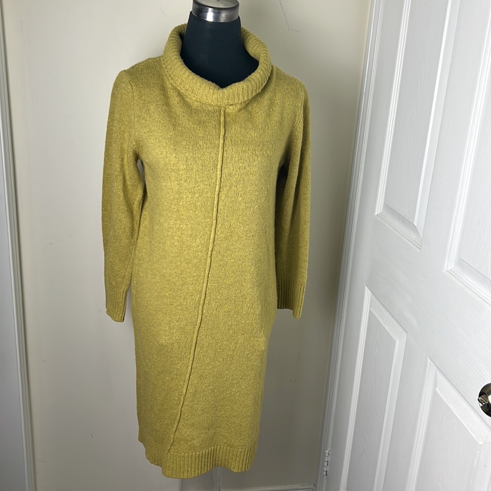 Elsamanda Anthropologie Knit Cowl Neck Sweater Dress Size Medium